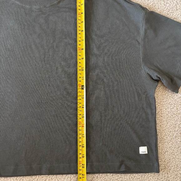 Vuori cove crop woman’s short sleeve crewneck T-shirt size M - Picture 9 of 13